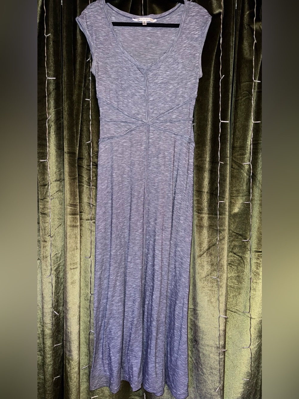 Heathered Blue Maxi Dress - Max Studio - Small